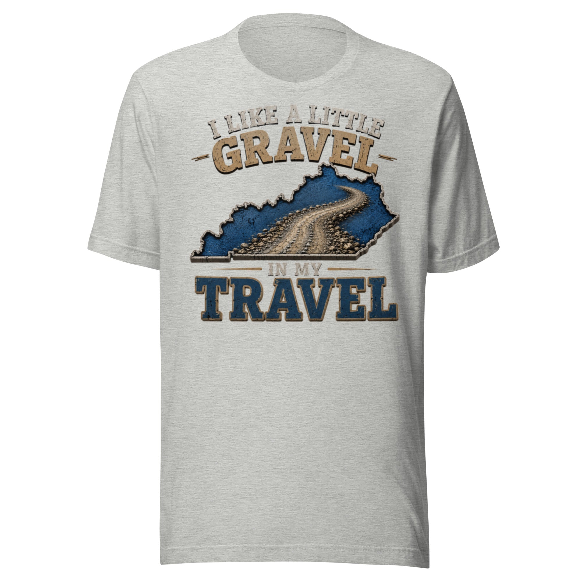 Kentucky Gravel Travel Tee | Blue State Road Design | Classic - Bluegrass Elite Apparel LLC