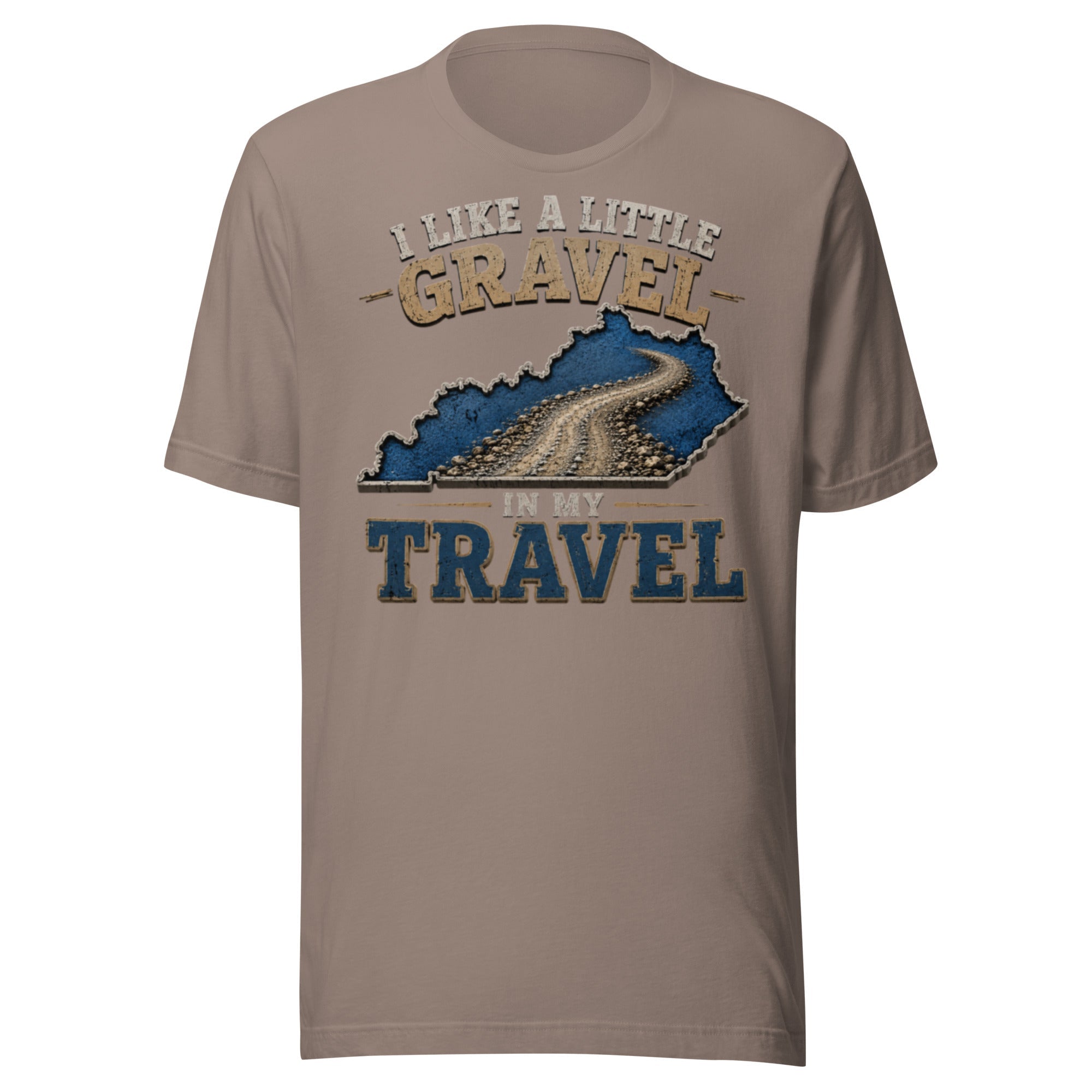 Kentucky Gravel Travel Tee | Blue State Road Design | Classic - Bluegrass Elite Apparel LLC