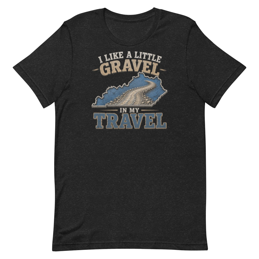 Kentucky Gravel Travel Tee | Blue State Road Design | Classic - Bluegrass Elite Apparel LLC