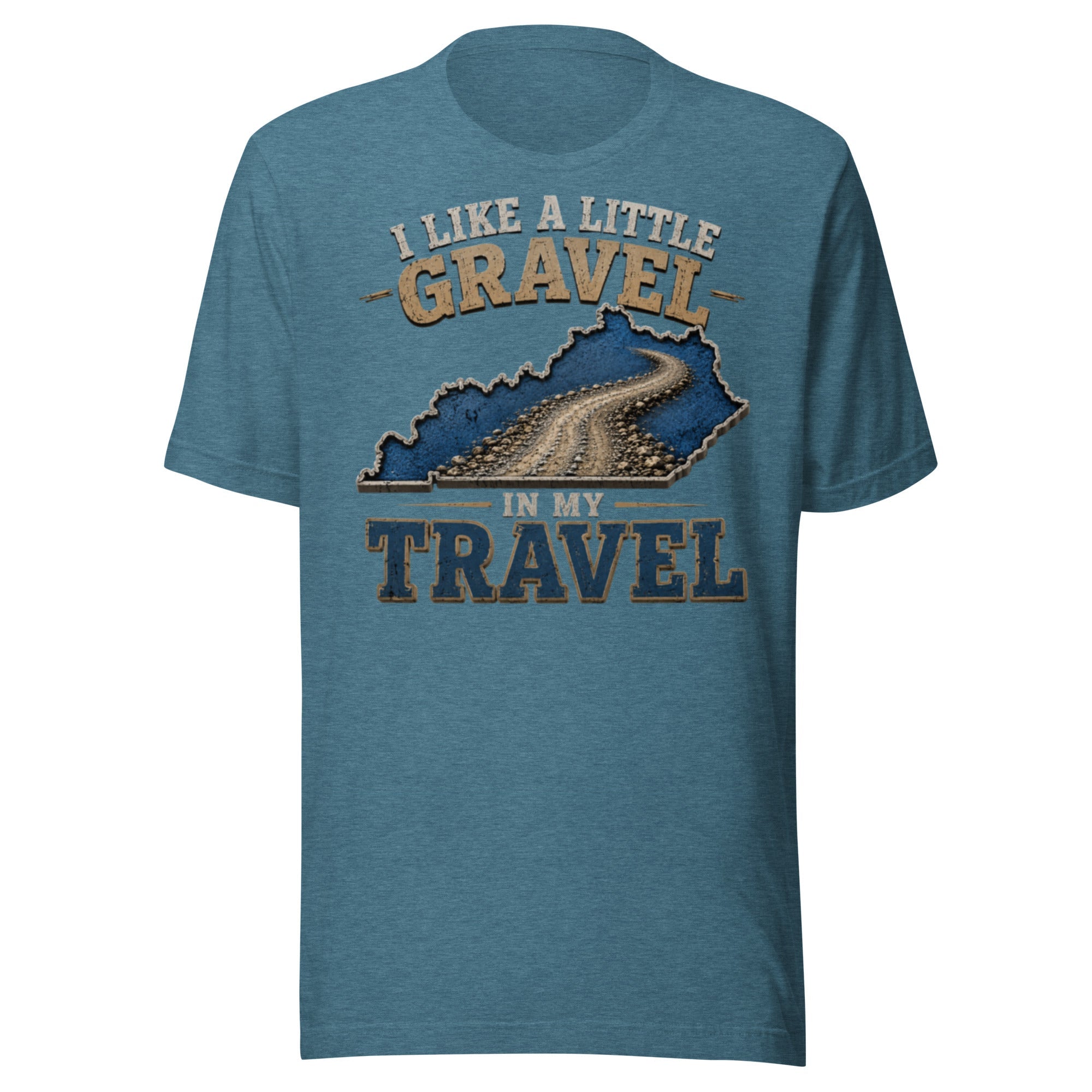 Kentucky Gravel Travel Tee | Blue State Road Design | Classic - Bluegrass Elite Apparel LLC