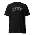 Kentucky Grey Script Athletic Tee | Vintage Collegiate Design | Elite - Bluegrass Elite Apparel LLC