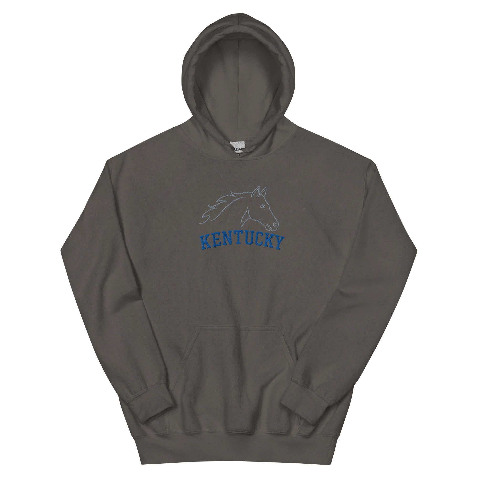 Kentucky Heritage Horse Hoodie | Minimal Outline Design - Bluegrass Elite Apparel LLC