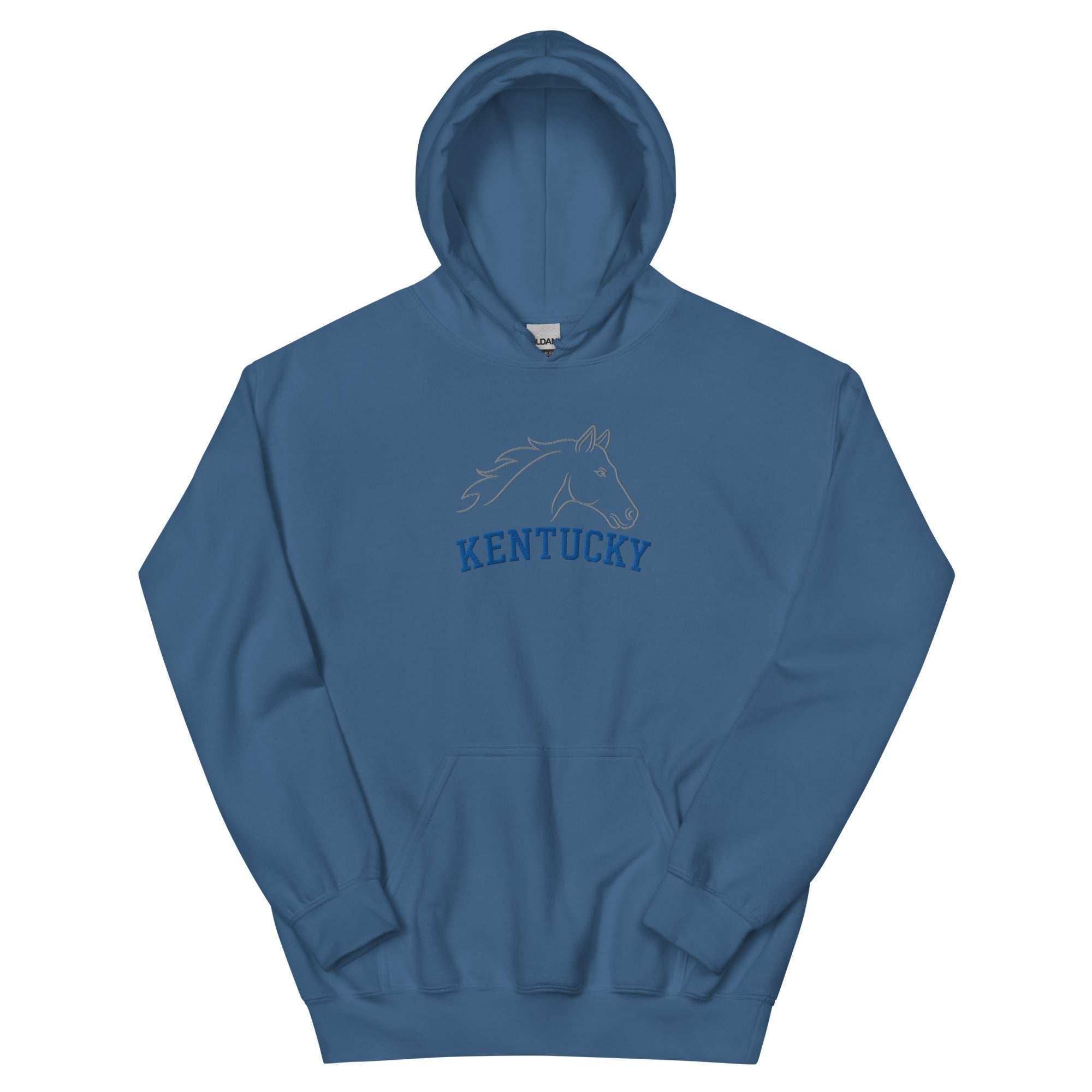 Kentucky Heritage Horse Hoodie | Minimal Outline Design - Bluegrass Elite Apparel LLC