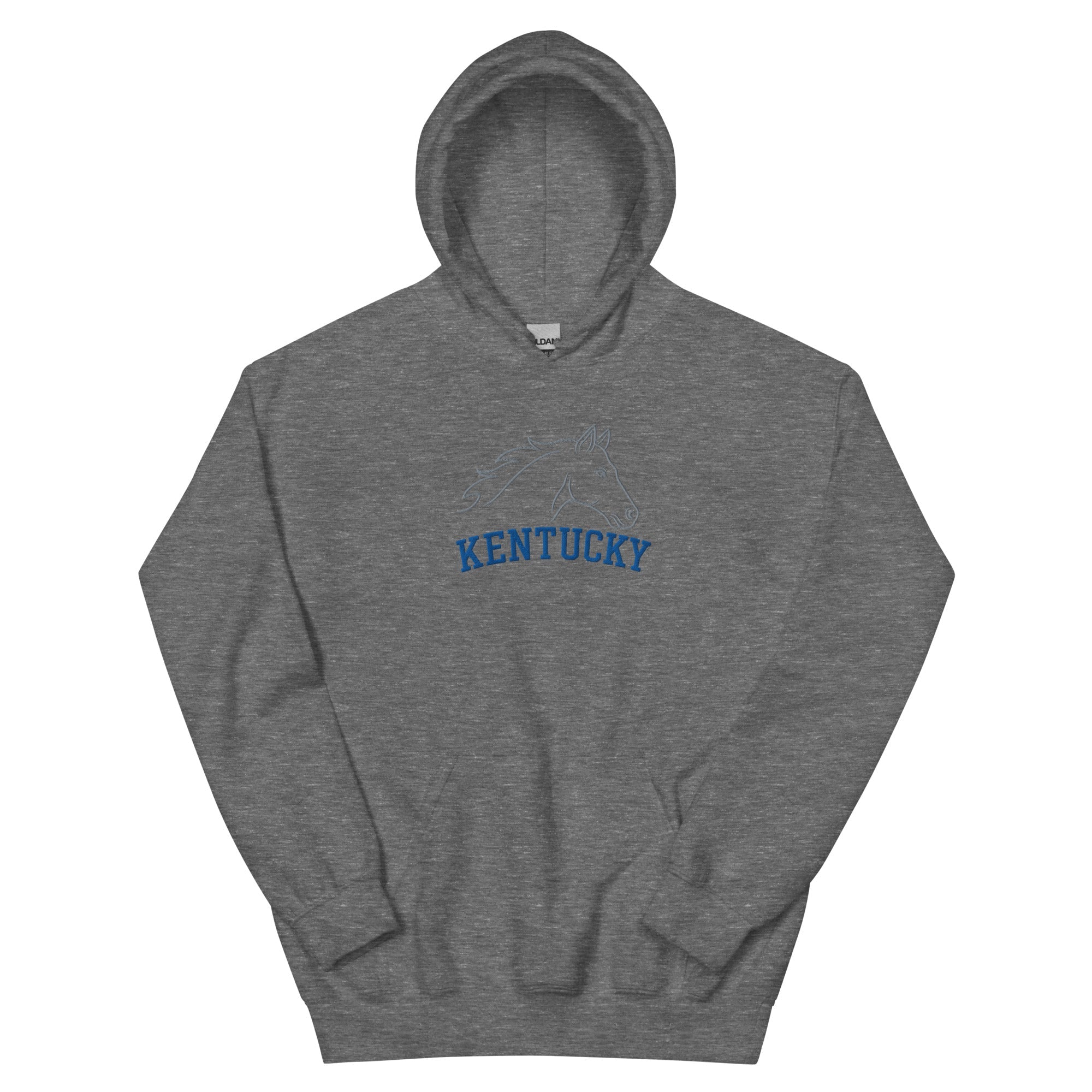 Kentucky Heritage Horse Hoodie | Minimal Outline Design - Bluegrass Elite Apparel LLC