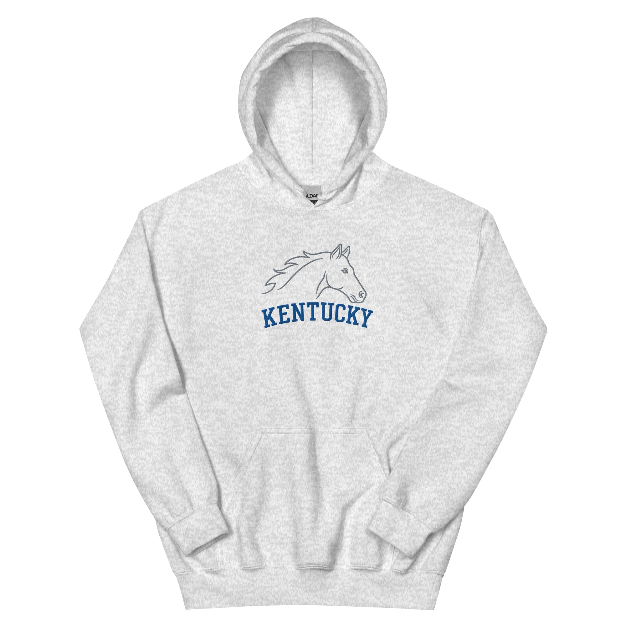 Kentucky Heritage Horse Hoodie | Minimal Outline Design - Bluegrass Elite Apparel LLC