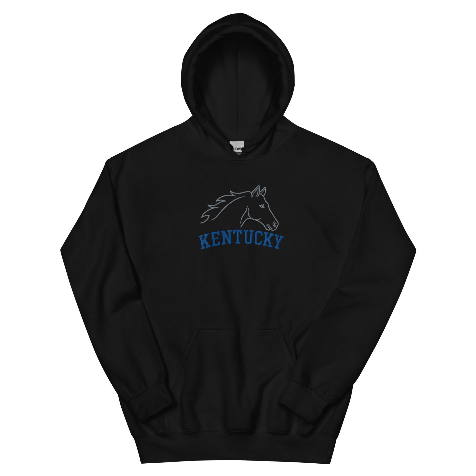 Kentucky Heritage Horse Hoodie | Minimal Outline Design - Bluegrass Elite Apparel LLC