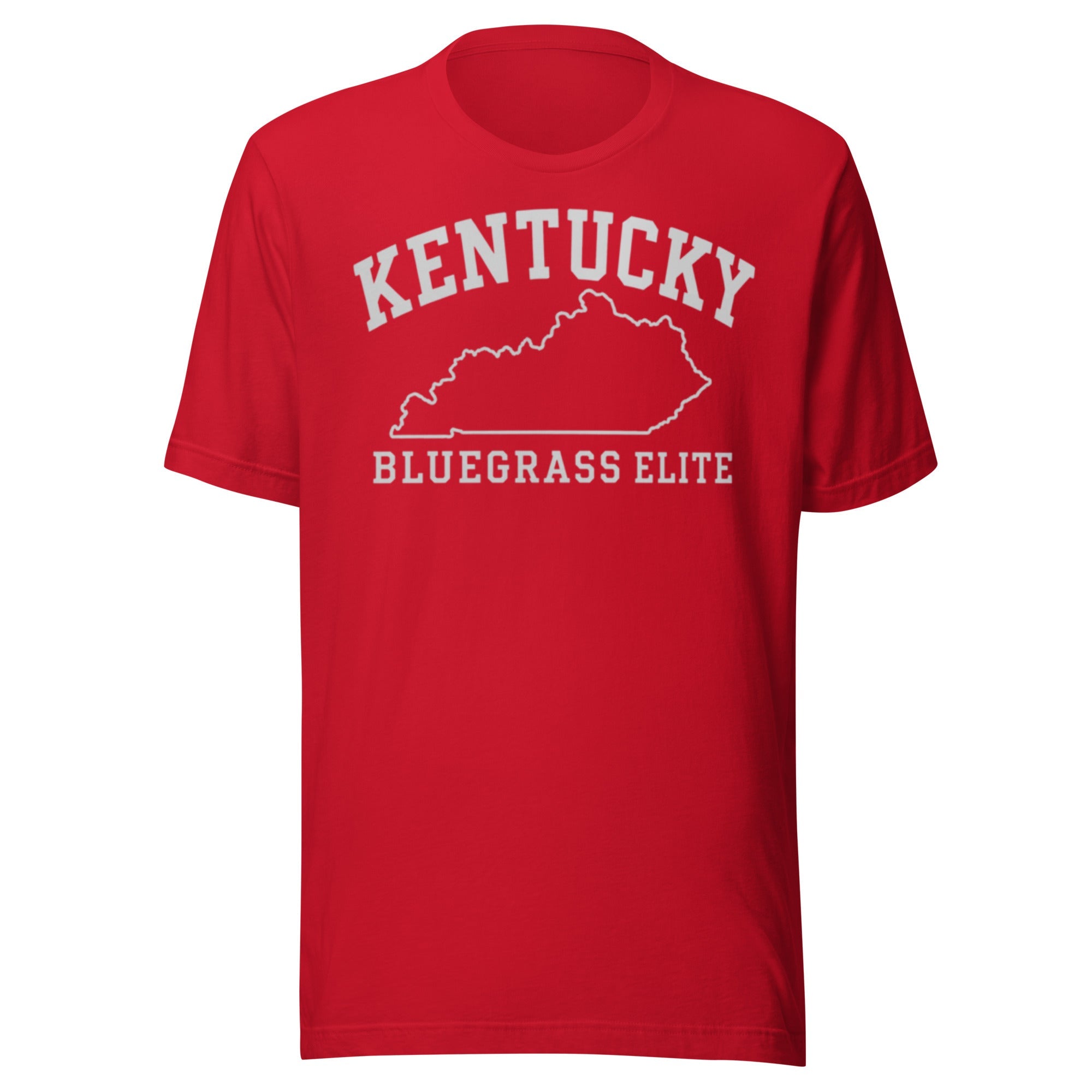 Kentucky Heritage Outline Tee | White Minimal Design | Softer - Bluegrass Elite Apparel LLC