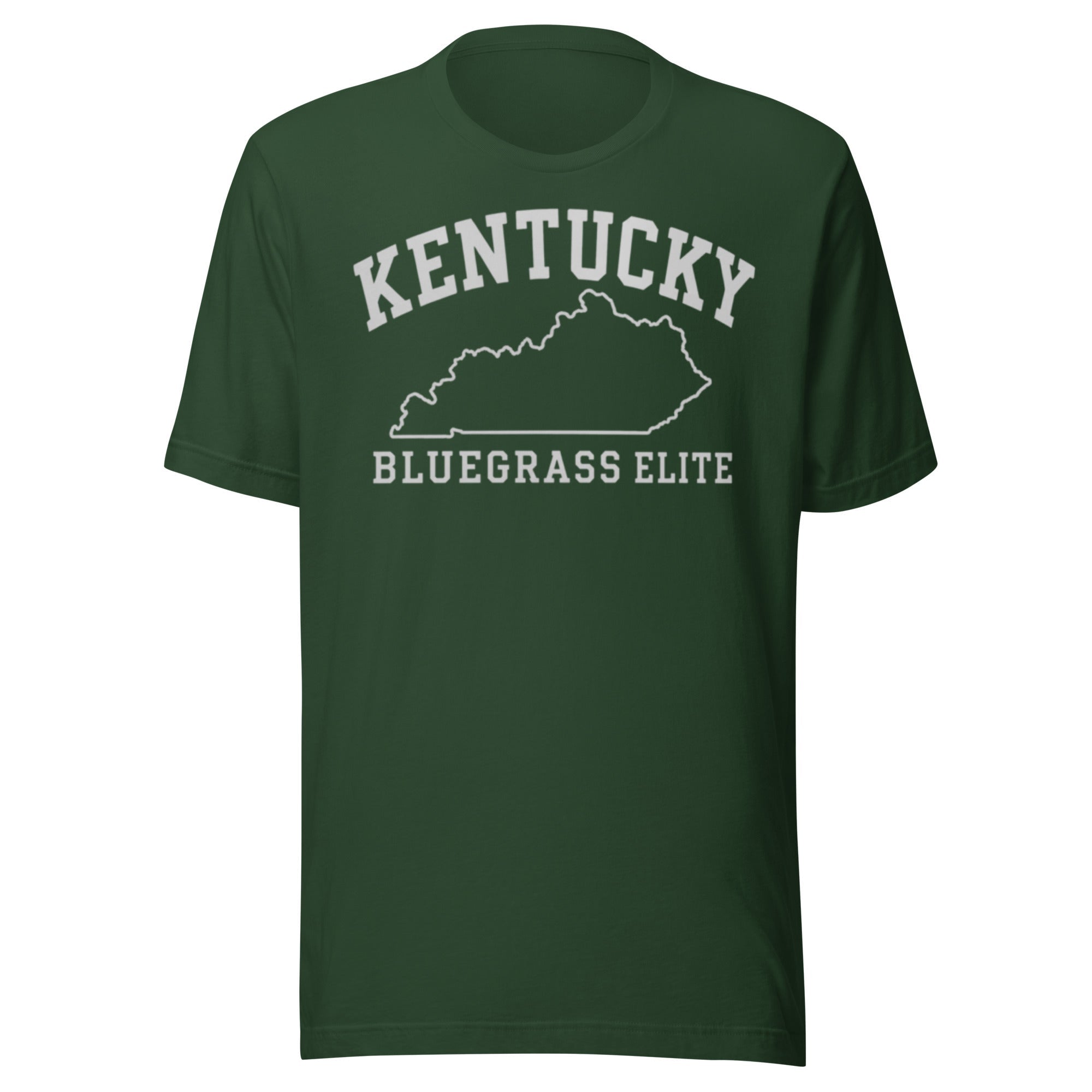 Kentucky Heritage Outline Tee | White Minimal Design | Softer - Bluegrass Elite Apparel LLC