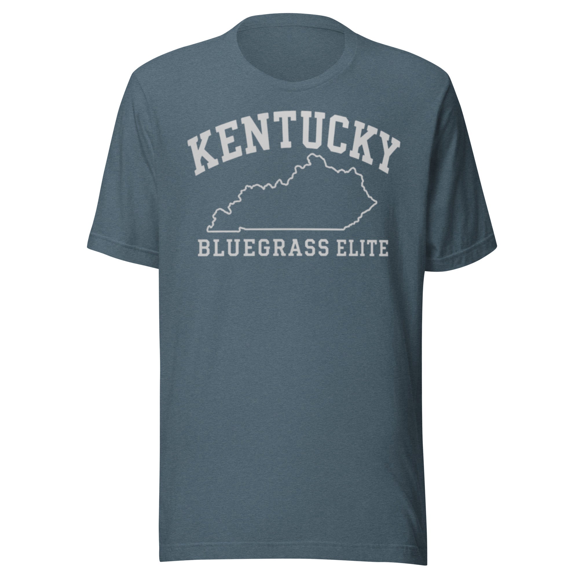 Kentucky Heritage Outline Tee | White Minimal Design | Softer - Bluegrass Elite Apparel LLC