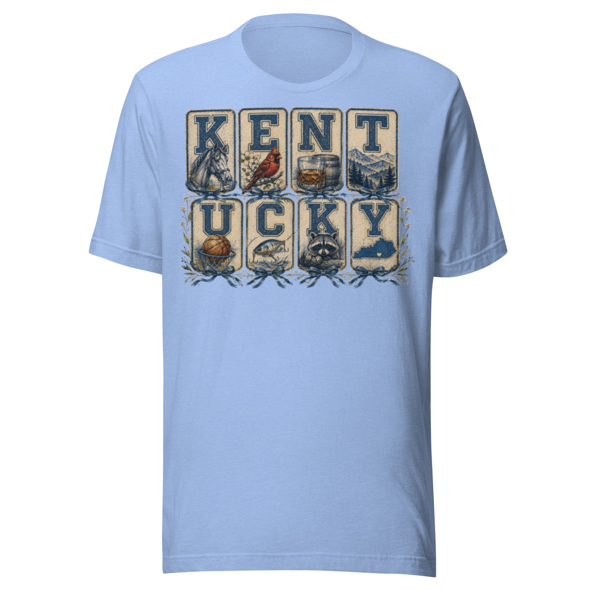Kentucky Heritage Panel Tee | Vintage Bluegrass Design | Classic - Bluegrass Elite Apparel LLC