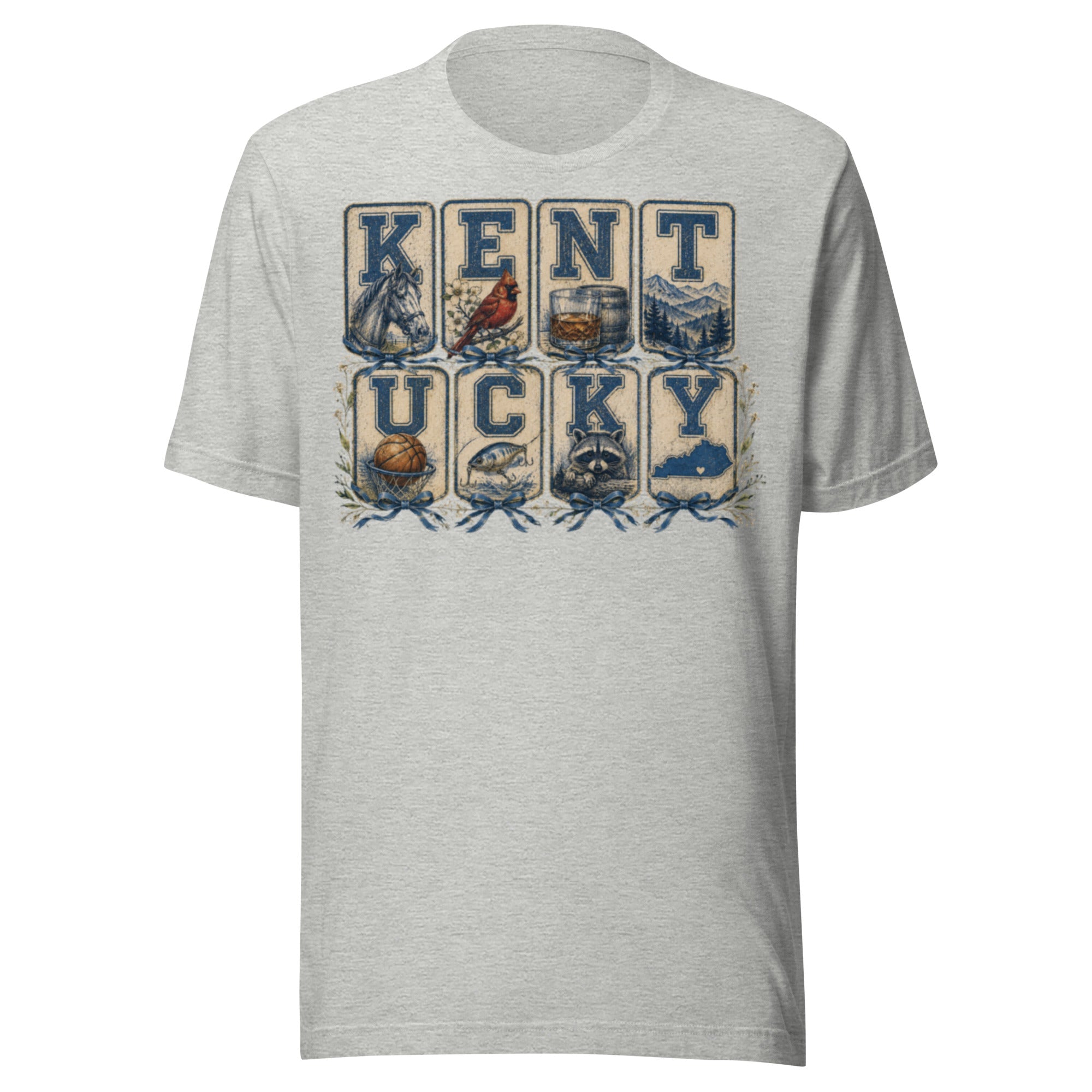Kentucky Heritage Panel Tee | Vintage Bluegrass Design | Classic - Bluegrass Elite Apparel LLC