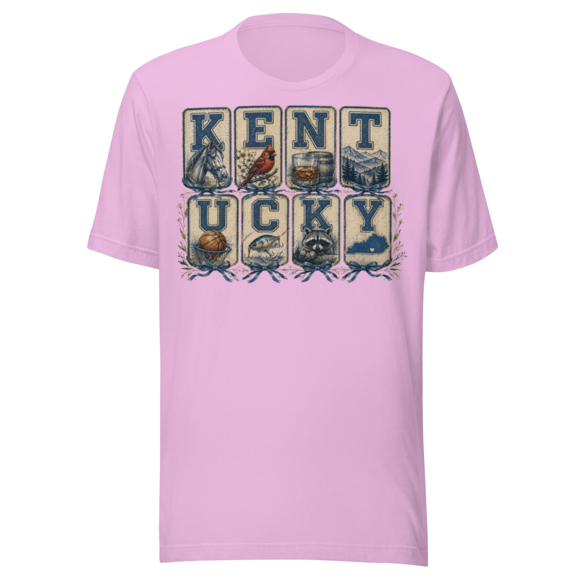 Kentucky Heritage Panel Tee | Vintage Bluegrass Design | Classic - Bluegrass Elite Apparel LLC