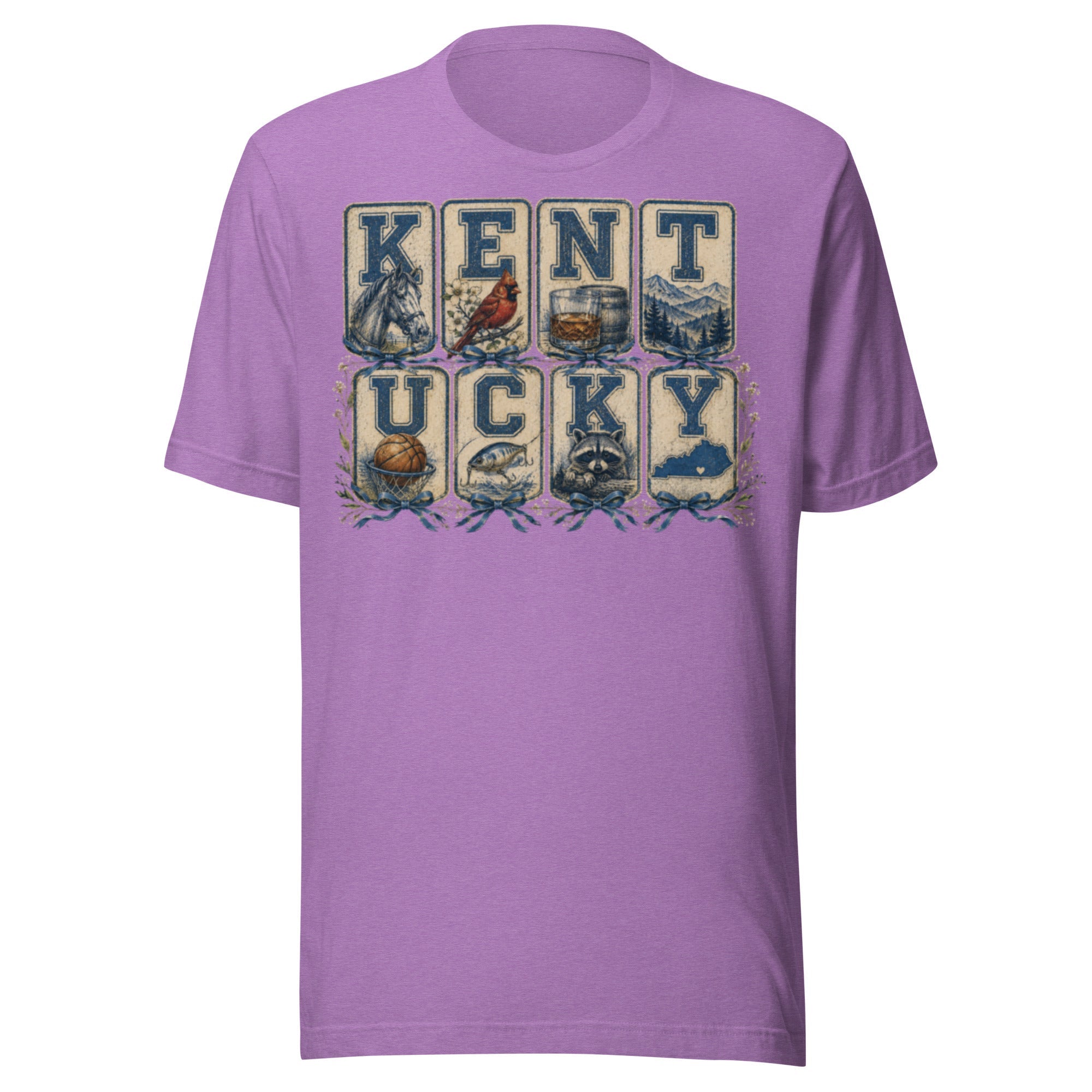 Kentucky Heritage Panel Tee | Vintage Bluegrass Design | Classic - Bluegrass Elite Apparel LLC