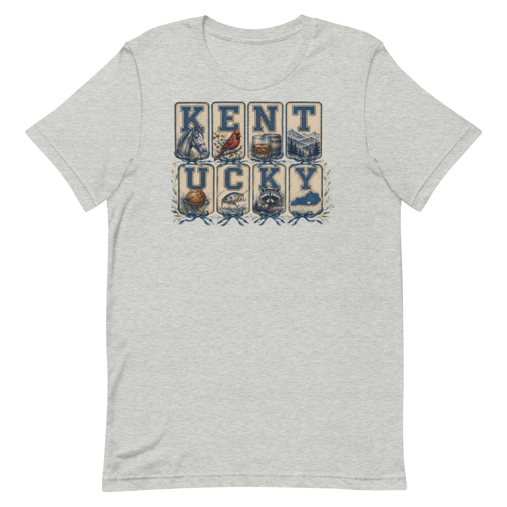 Kentucky Heritage Panel Tee | Vintage Bluegrass Design | Classic - Bluegrass Elite Apparel LLC