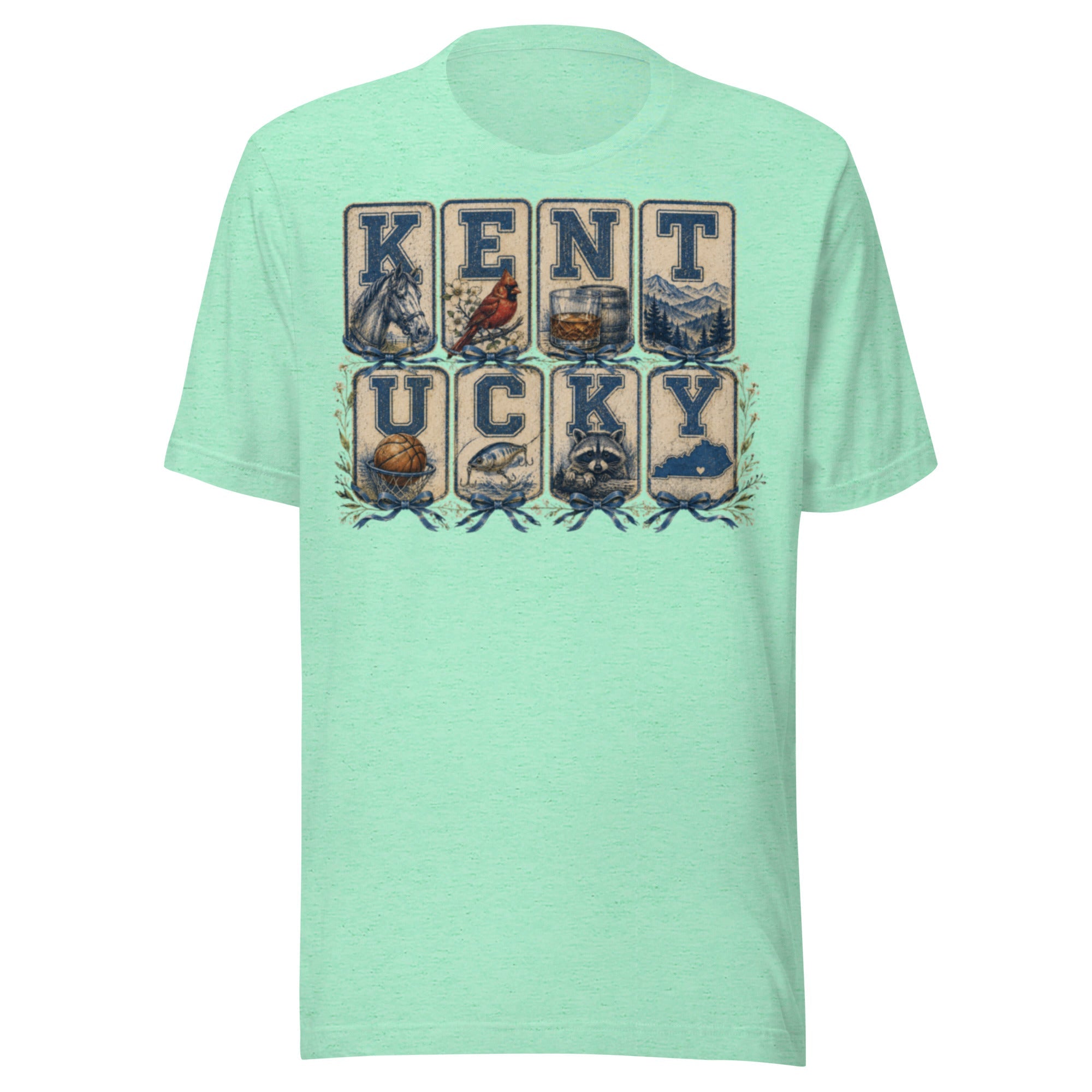 Kentucky Heritage Panel Tee | Vintage Bluegrass Design | Classic - Bluegrass Elite Apparel LLC