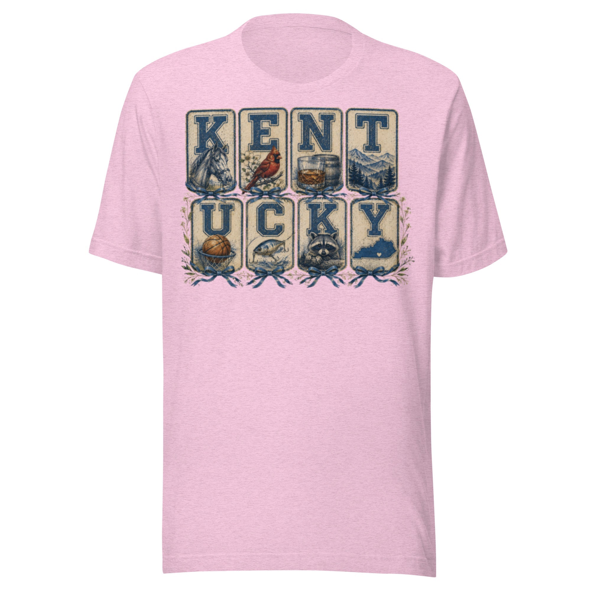 Kentucky Heritage Panel Tee | Vintage Bluegrass Design | Classic - Bluegrass Elite Apparel LLC