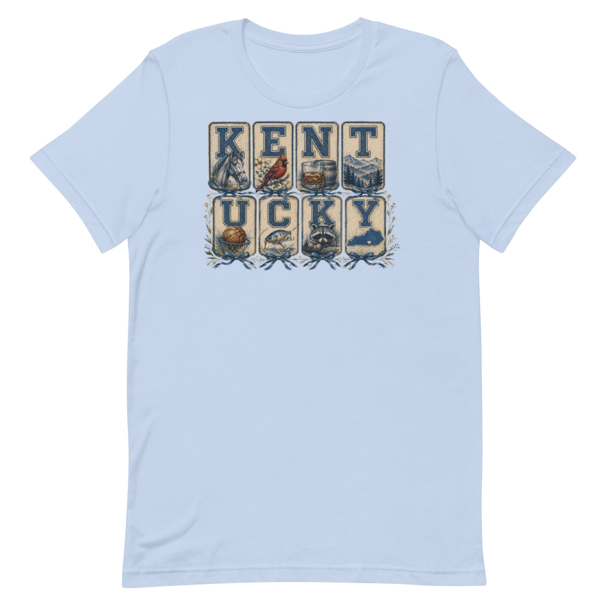 Kentucky Heritage Panel Tee | Vintage Bluegrass Design | Classic - Bluegrass Elite Apparel LLC