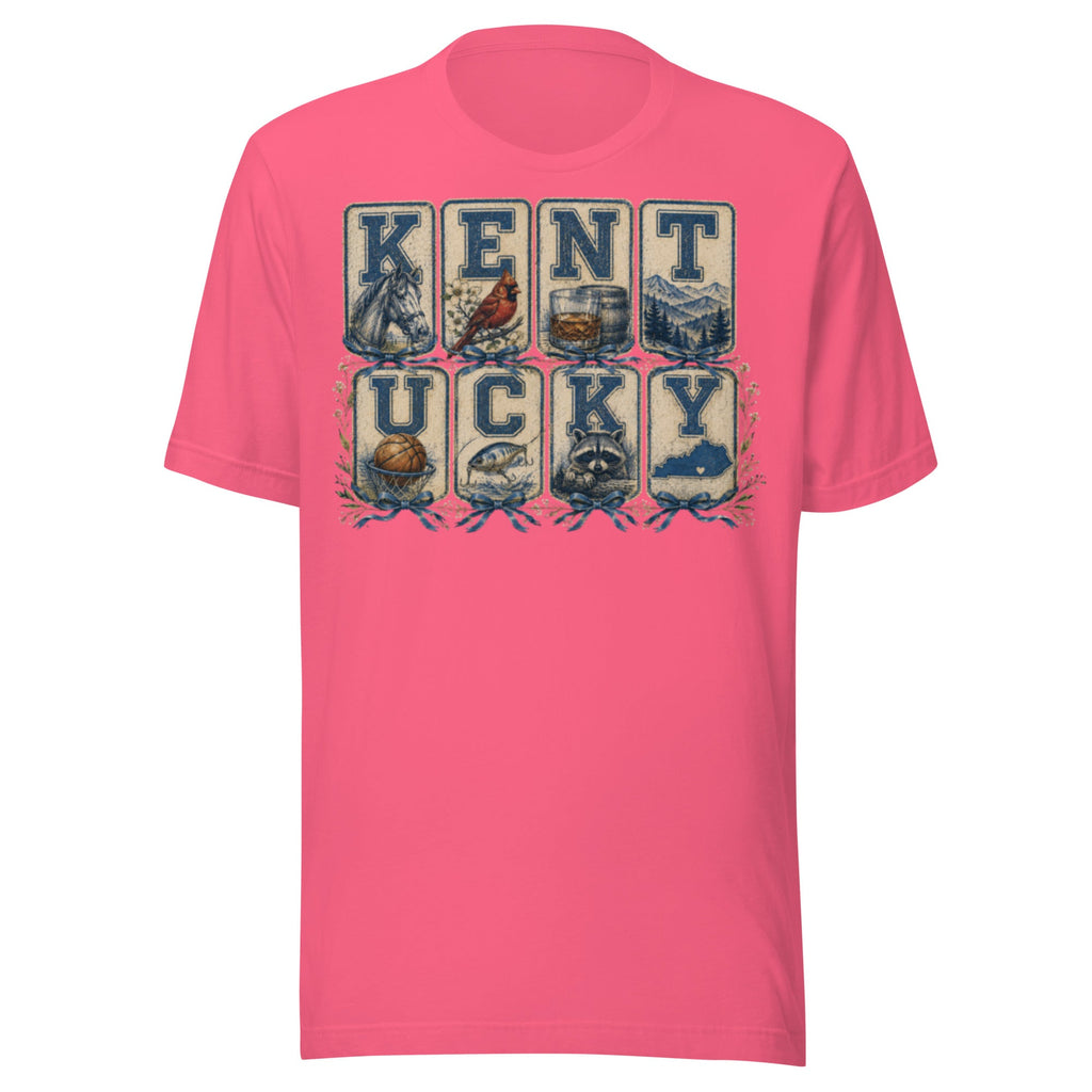 Kentucky Heritage Panel Tee | Vintage Bluegrass Design | Classic - Bluegrass Elite Apparel LLC
