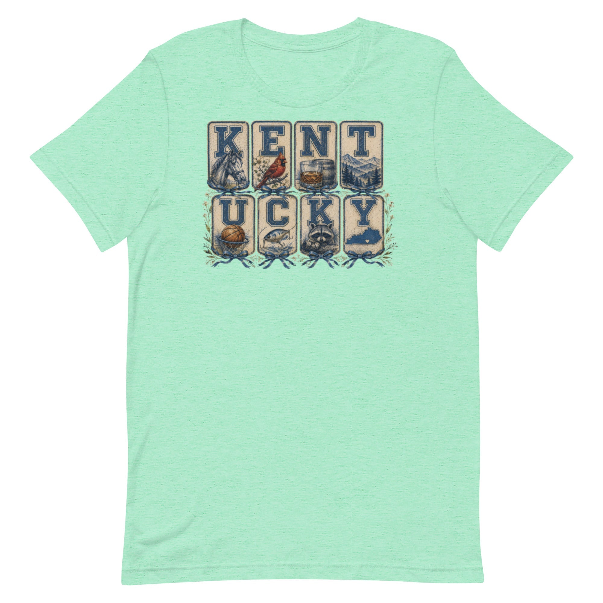 Kentucky Heritage Panel Tee | Vintage Bluegrass Design | Classic - Bluegrass Elite Apparel LLC