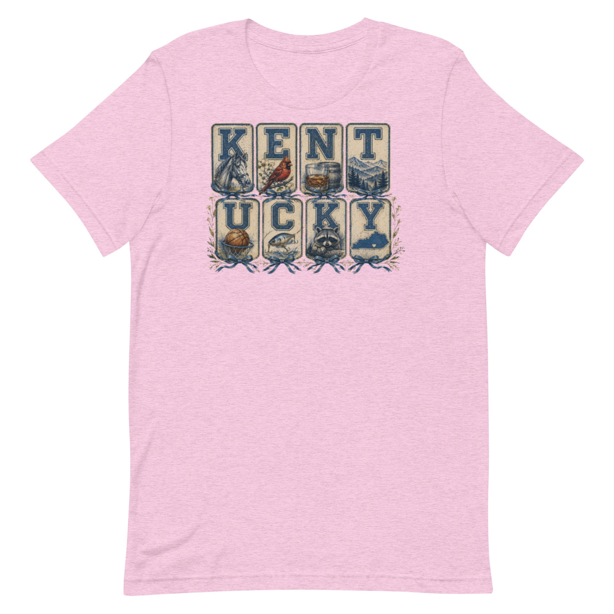 Kentucky Heritage Panel Tee | Vintage Bluegrass Design | Classic - Bluegrass Elite Apparel LLC