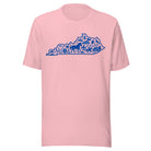 Kentucky Heritage State Outline T-Shirt | Blue Icon Design | Classic - Bluegrass Elite Apparel LLC