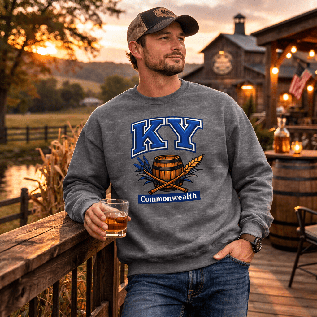 Kentucky Heritage Sweatshirt | KY Commonwealth Emblem | Unisex Fit - Bluegrass Elite Apparel LLC