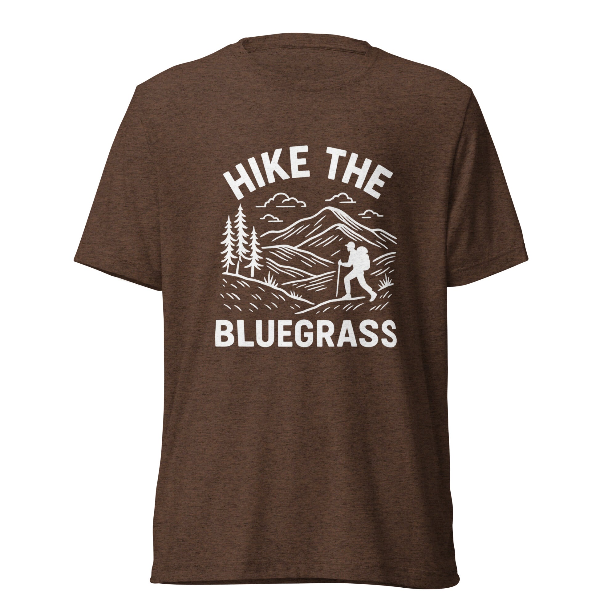Kentucky hiking shirt | HIKE the Bluegrass Tee | Elite Tri - Blend - Bluegrass Elite Apparel LLC