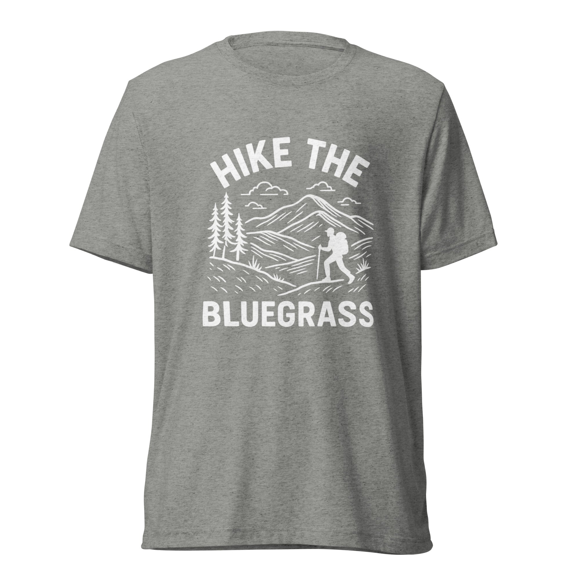 Kentucky hiking shirt | HIKE the Bluegrass Tee | Elite Tri - Blend - Bluegrass Elite Apparel LLC