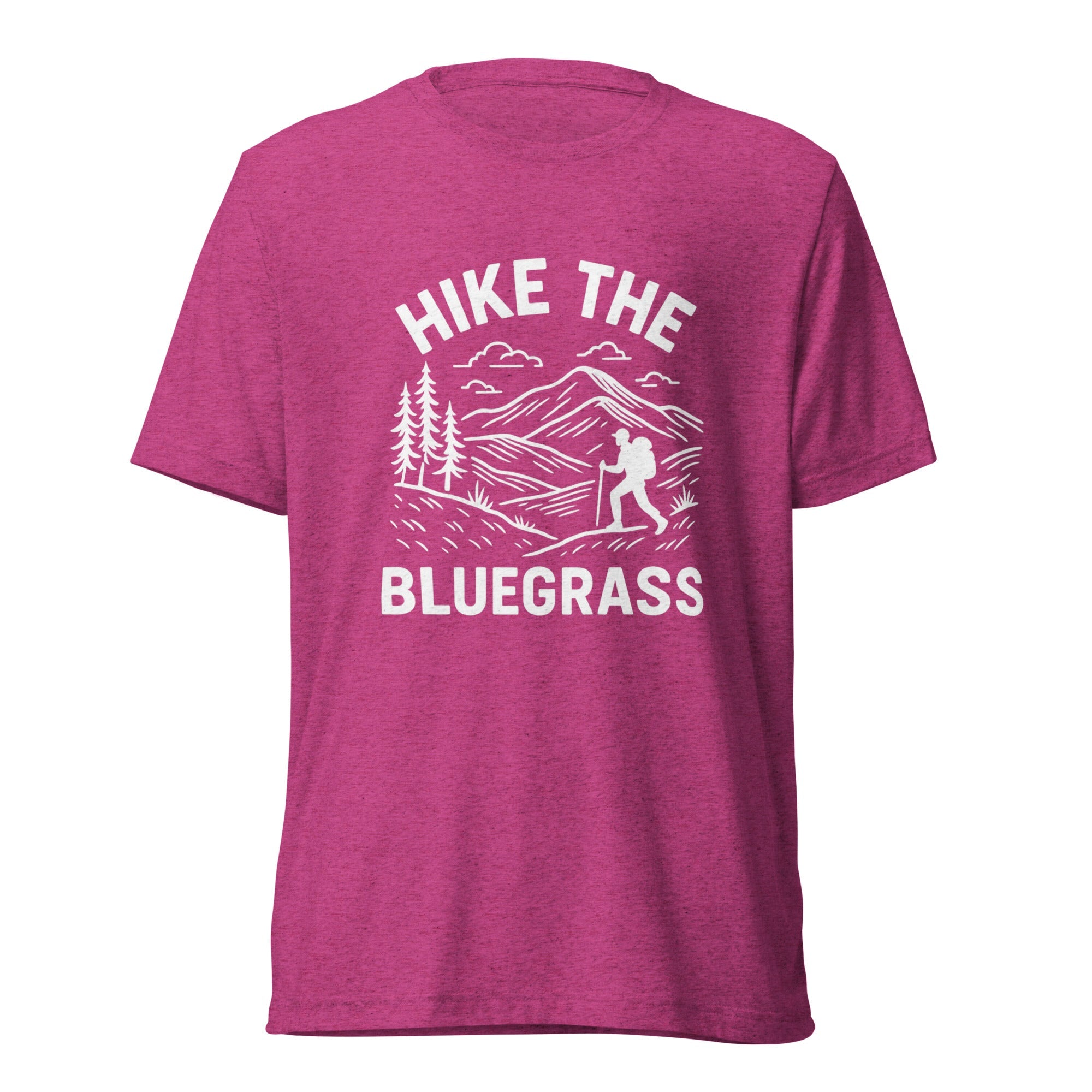 Kentucky hiking shirt | HIKE the Bluegrass Tee | Elite Tri - Blend - Bluegrass Elite Apparel LLC
