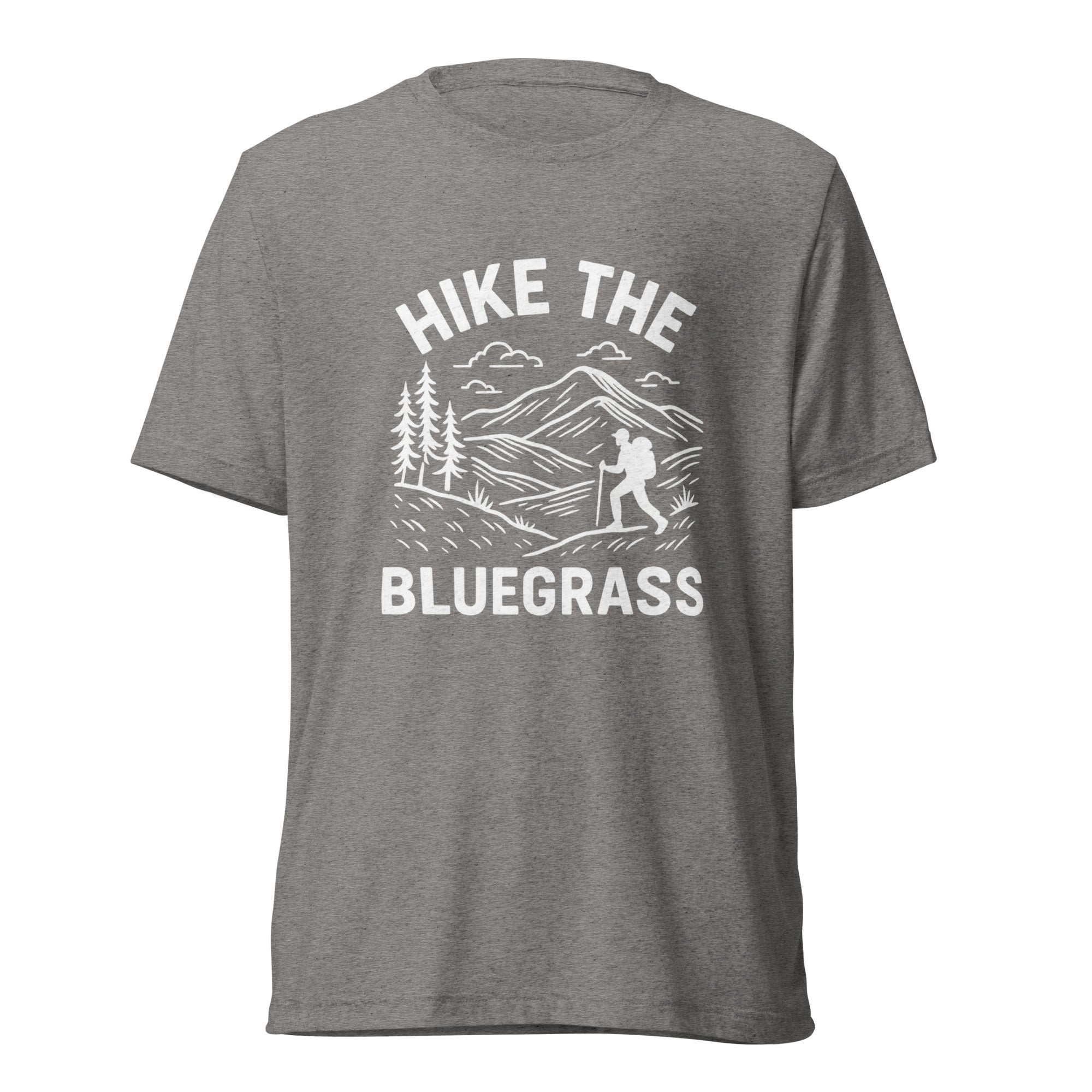 Kentucky hiking shirt | HIKE the Bluegrass Tee | Elite Tri - Blend - Bluegrass Elite Apparel LLC
