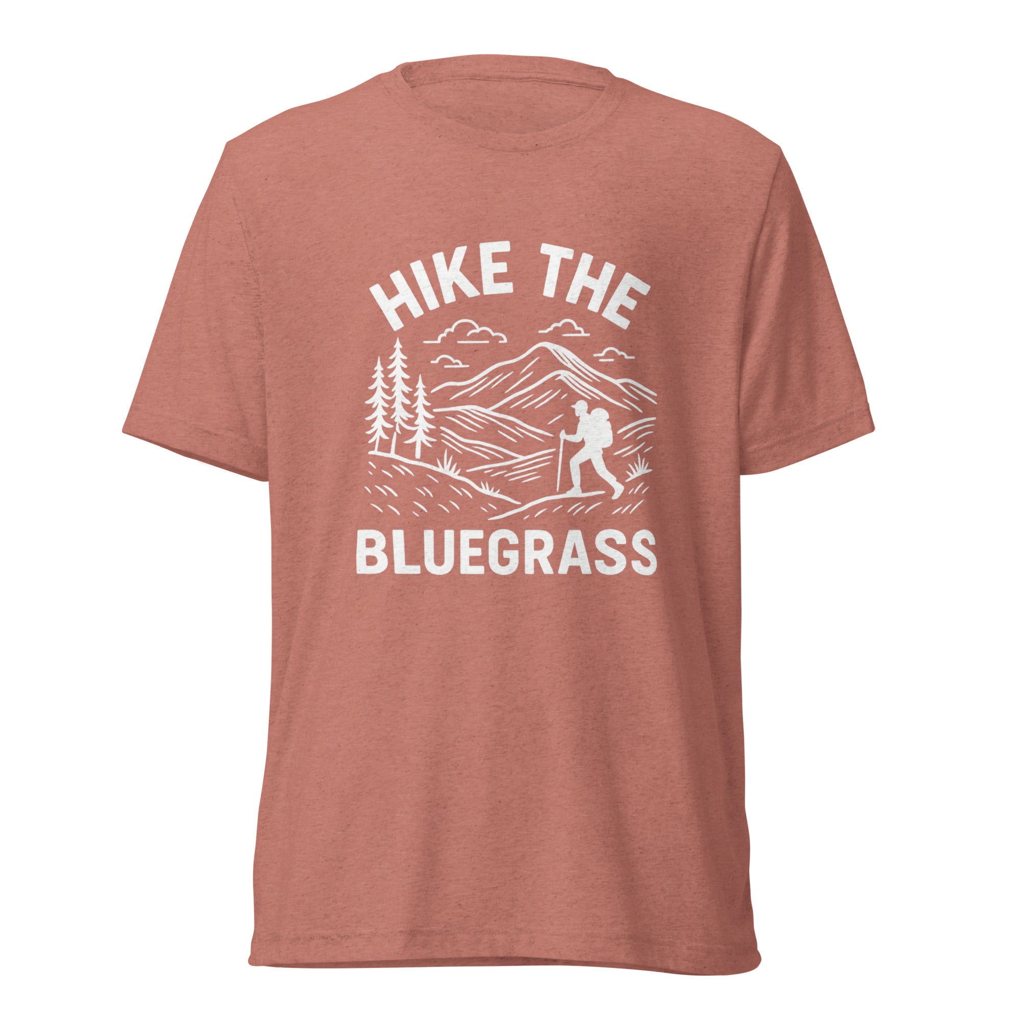 Kentucky hiking shirt | HIKE the Bluegrass Tee | Elite Tri - Blend - Bluegrass Elite Apparel LLC