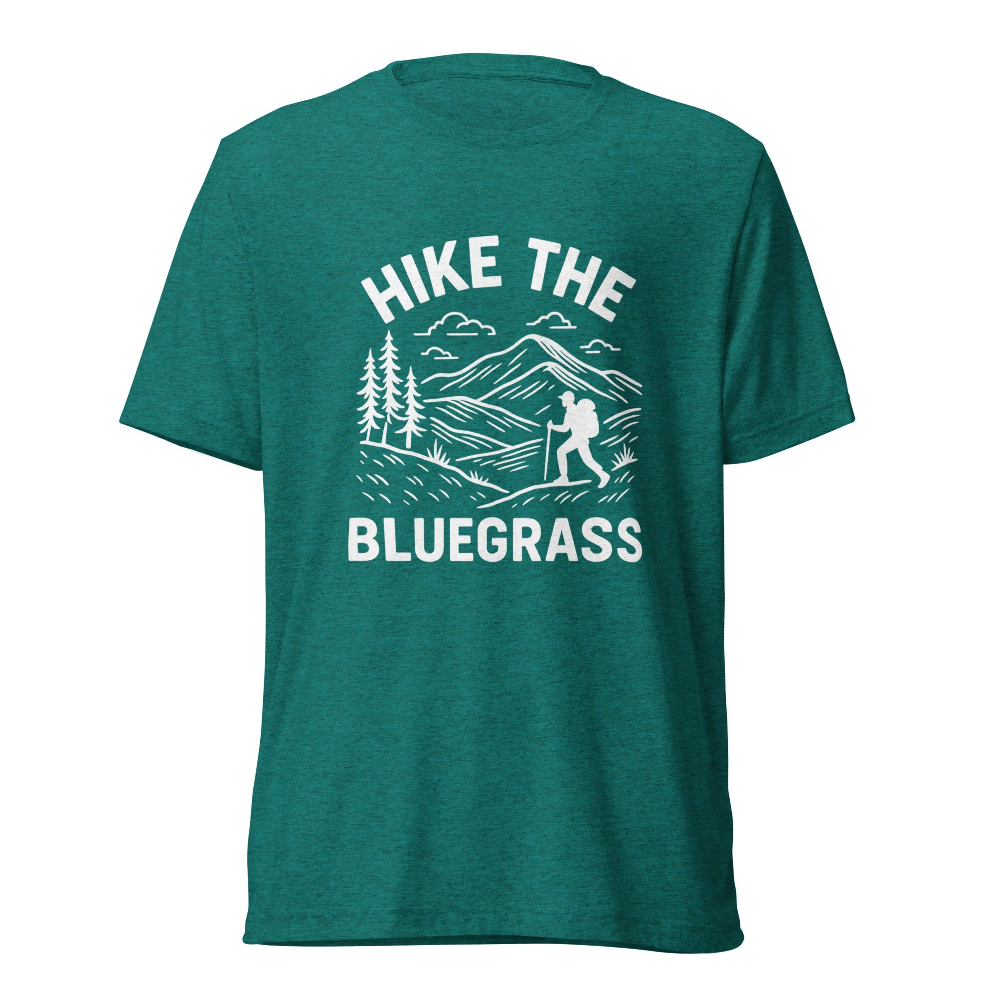 Kentucky hiking shirt | HIKE the Bluegrass Tee | Elite Tri - Blend - Bluegrass Elite Apparel LLC