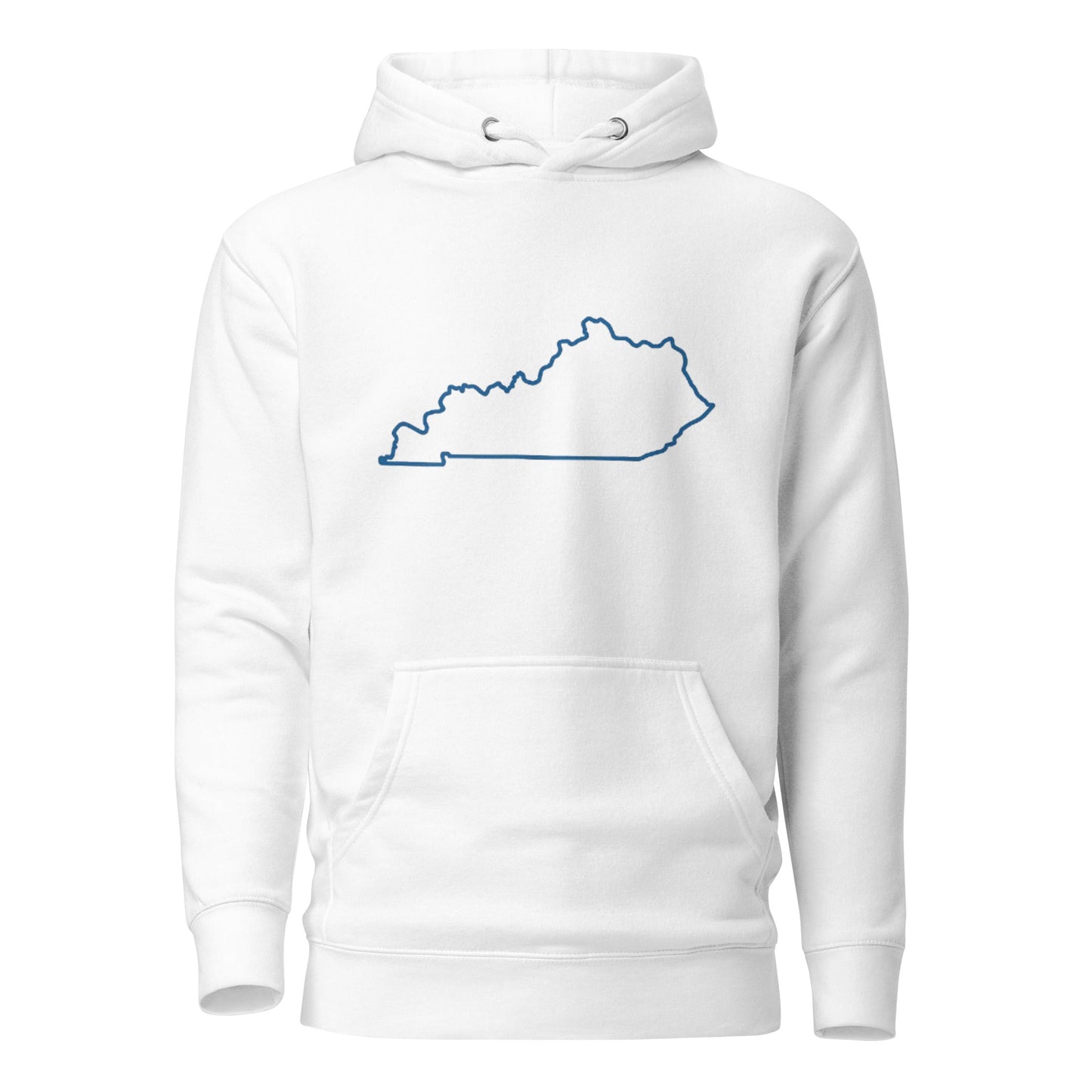 Kentucky Hoodie | Minimalist State Outline | Unisex Fleece - Bluegrass Elite Apparel LLC