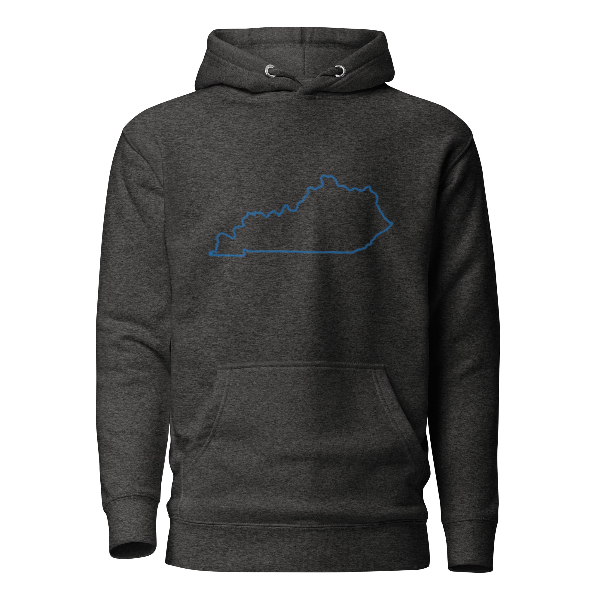 Kentucky Hoodie | Minimalist State Outline | Unisex Fleece - Bluegrass Elite Apparel LLC