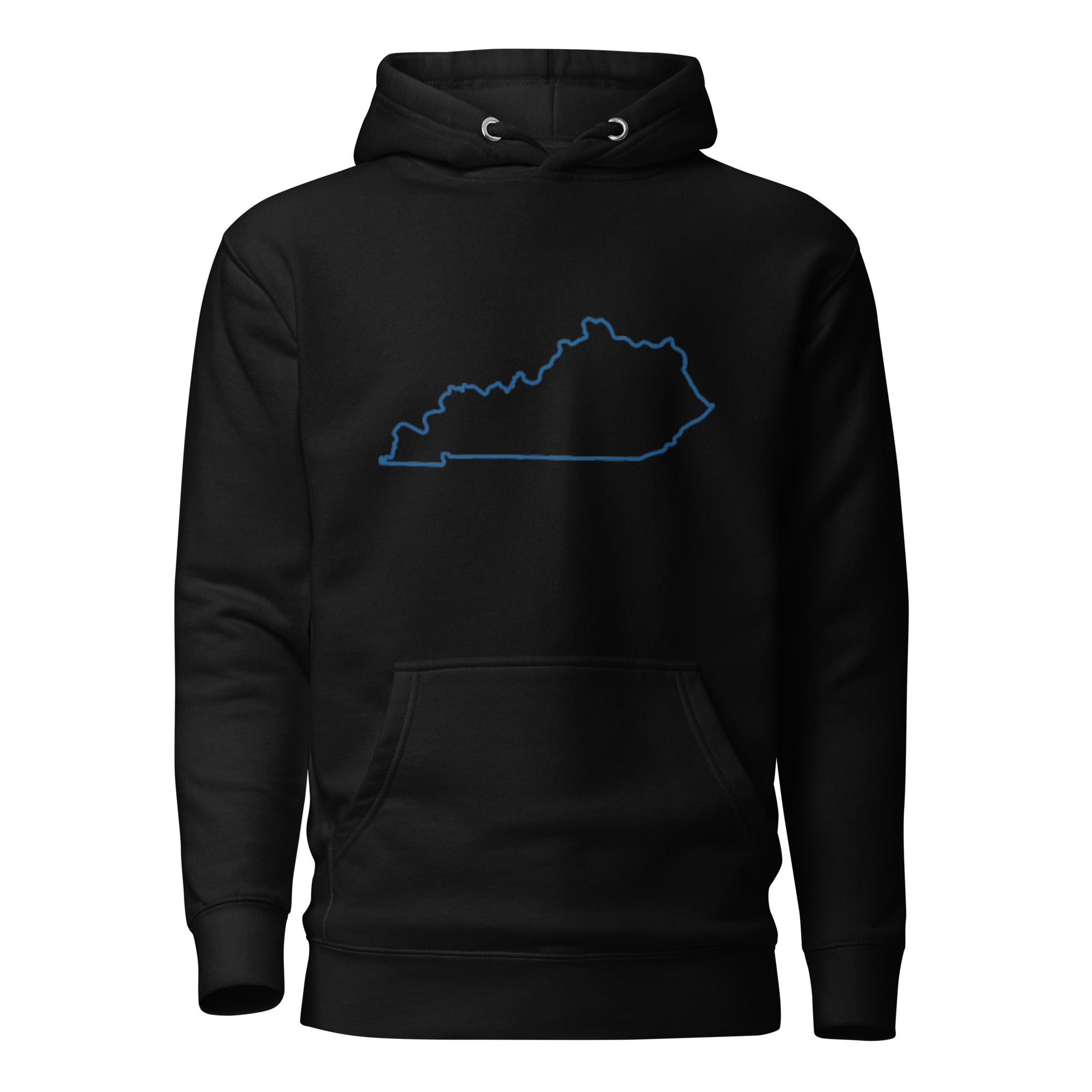 Kentucky Hoodie | Minimalist State Outline | Unisex Fleece - Bluegrass Elite Apparel LLC