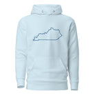 Kentucky Hoodie | Minimalist State Outline | Unisex Fleece - Bluegrass Elite Apparel LLC