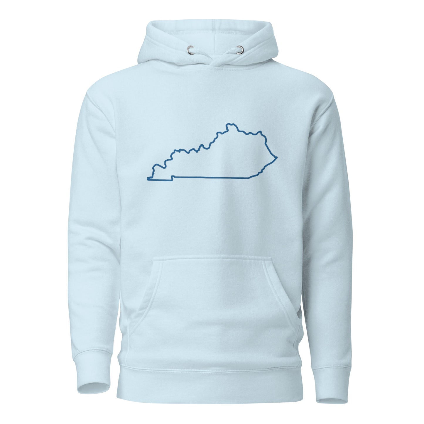 Kentucky Hoodie | Minimalist State Outline | Unisex Fleece - Bluegrass Elite Apparel LLC