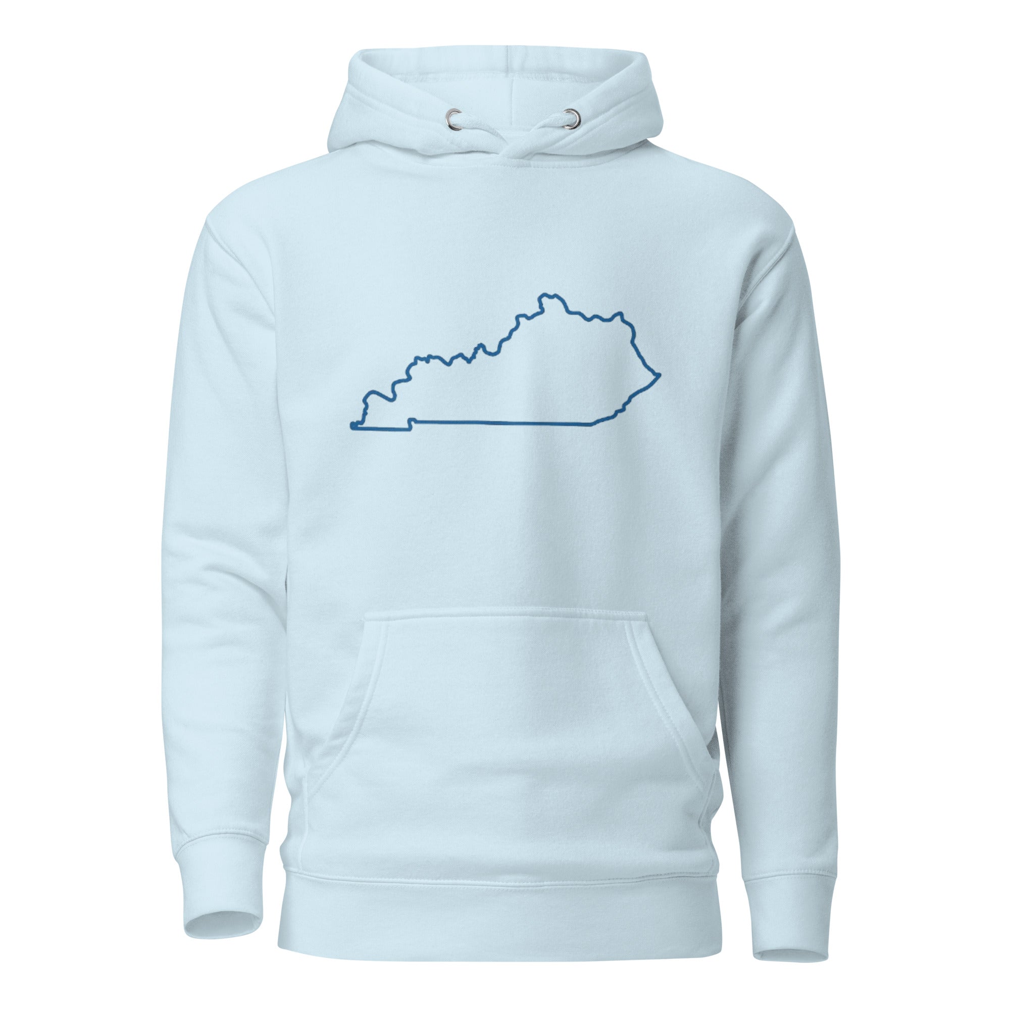 Kentucky Hoodie | Minimalist State Outline | Unisex Fleece - Bluegrass Elite Apparel LLC