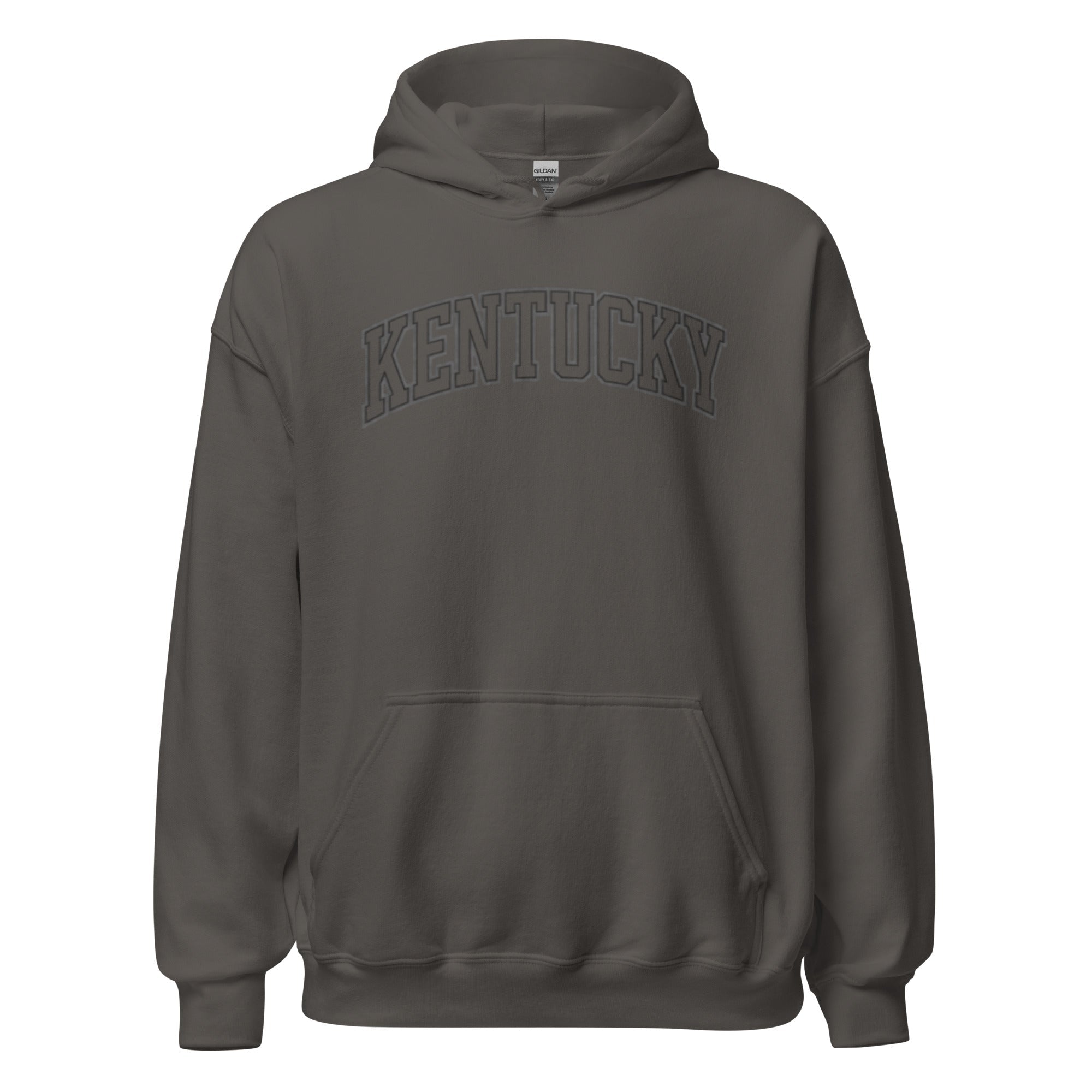 Kentucky Hoodie | Outline Collegiate Arch Design | Unisex Fleece - Bluegrass Elite Apparel LLC