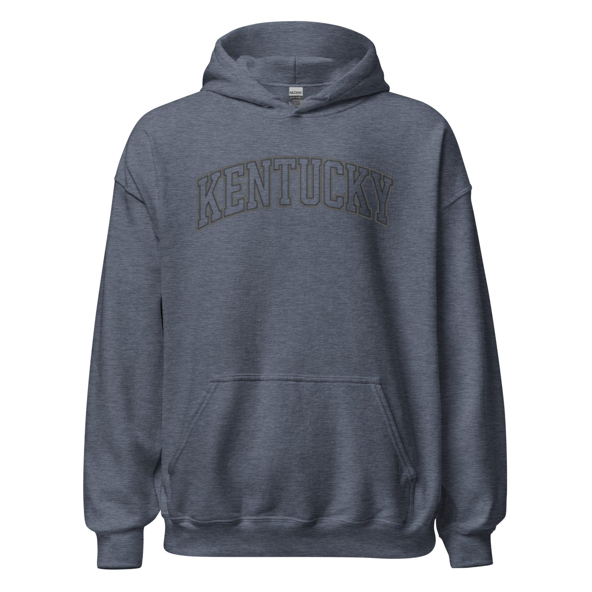 Kentucky Hoodie | Outline Collegiate Arch Design | Unisex Fleece - Bluegrass Elite Apparel LLC