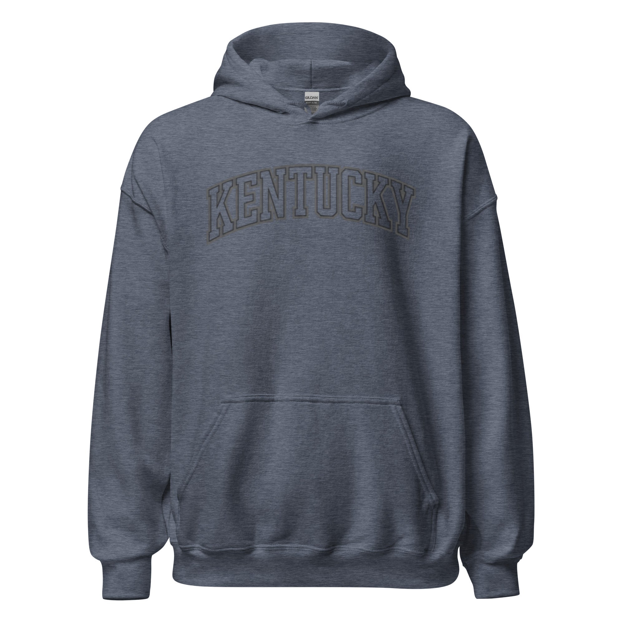 Kentucky Hoodie | Outline Collegiate Arch Design | Unisex Fleece - Bluegrass Elite Apparel LLC