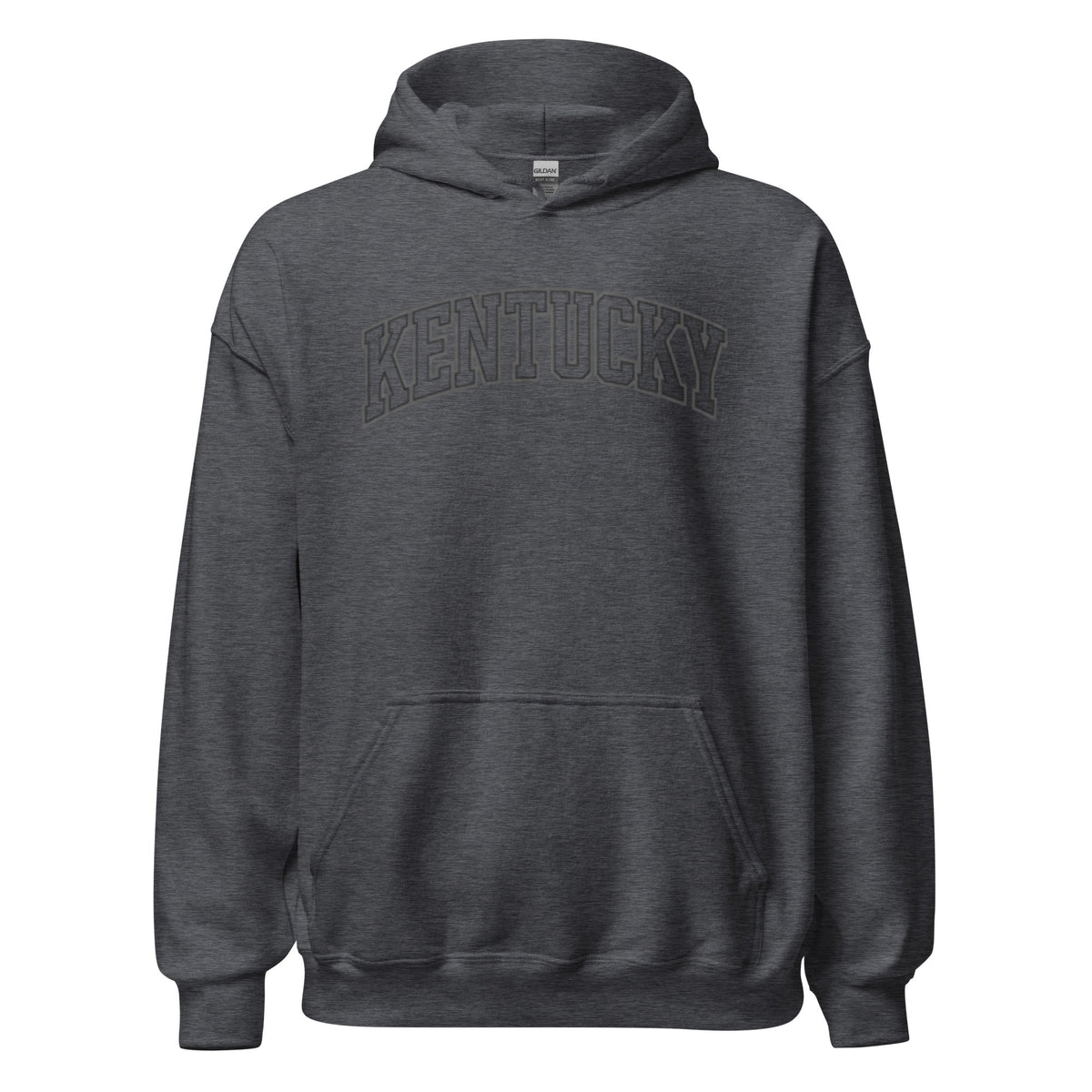 Kentucky Hoodie | Outline Collegiate Arch Design | Unisex Fleece - Bluegrass Elite Apparel LLC