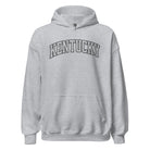 Kentucky Hoodie | Outline Collegiate Arch Design | Unisex Fleece - Bluegrass Elite Apparel LLC