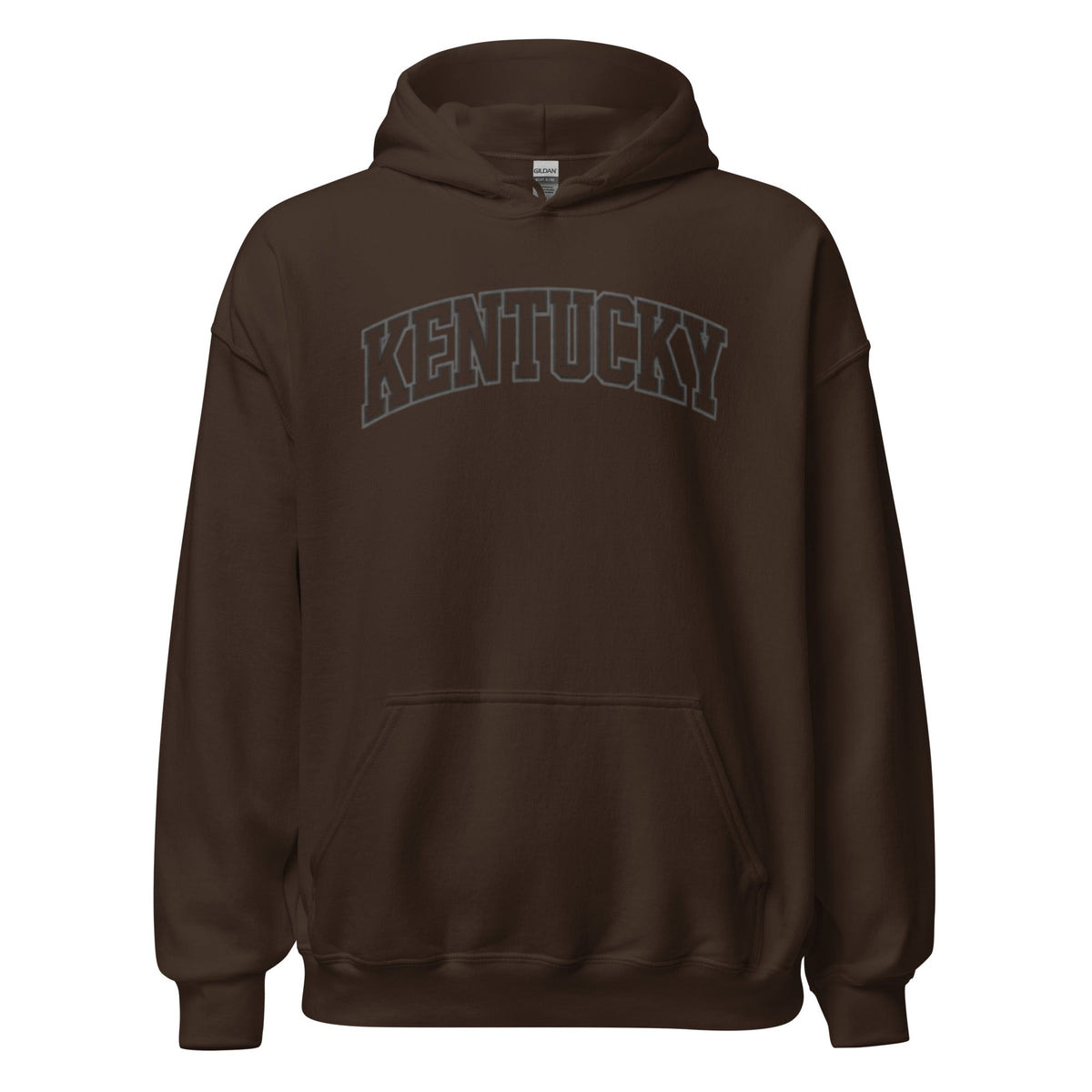 Kentucky Hoodie | Outline Collegiate Arch Design | Unisex Fleece - Bluegrass Elite Apparel LLC