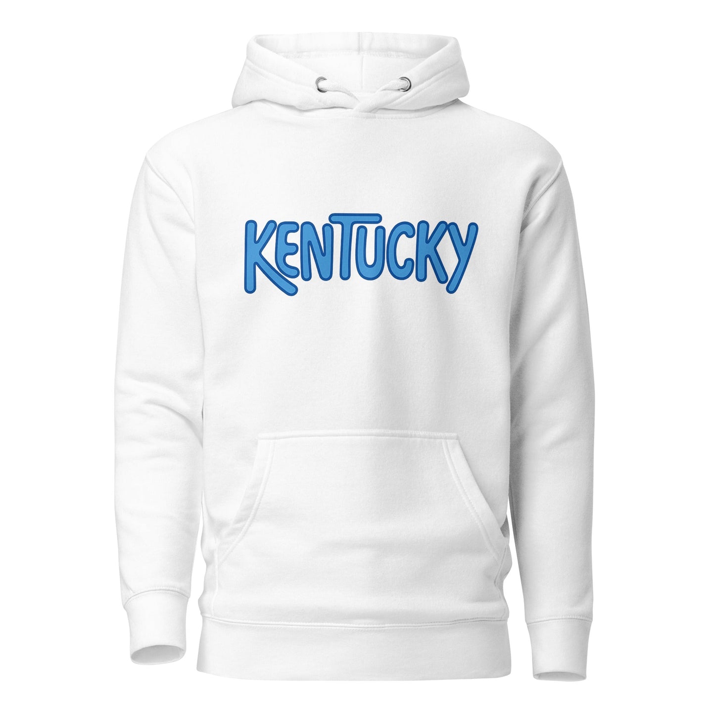 Kentucky Hoodie | Retro Bubble Kentucky Blue Design | Unisex Streetwear - Bluegrass Elite Apparel LLC
