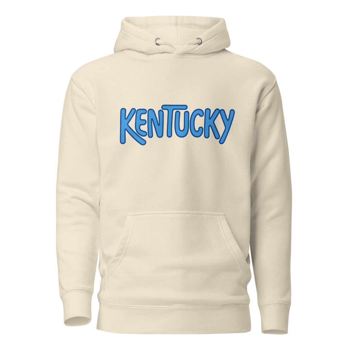 Kentucky Hoodie | Retro Bubble Kentucky Blue Design | Unisex Streetwear - Bluegrass Elite Apparel LLC