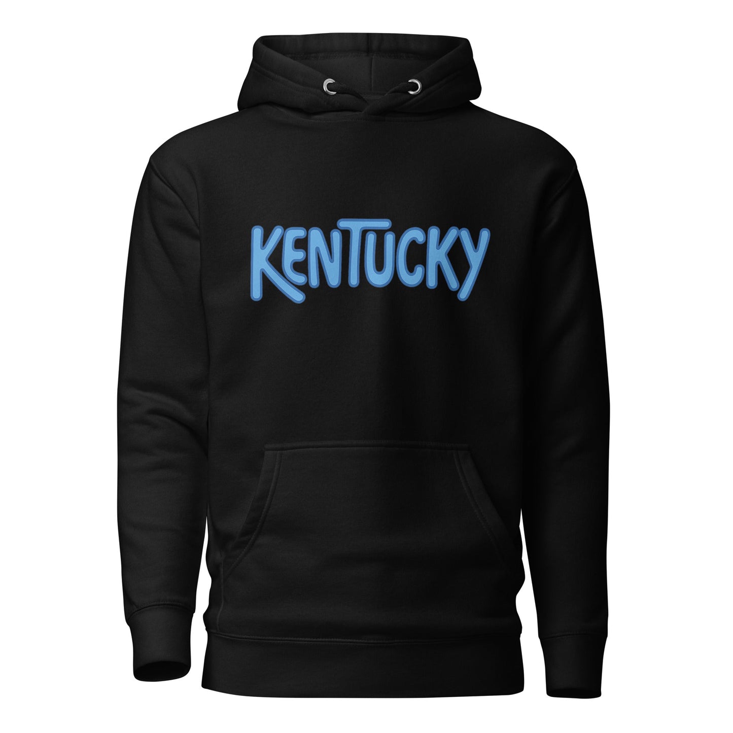 Kentucky Hoodie | Retro Bubble Kentucky Blue Design | Unisex Streetwear - Bluegrass Elite Apparel LLC