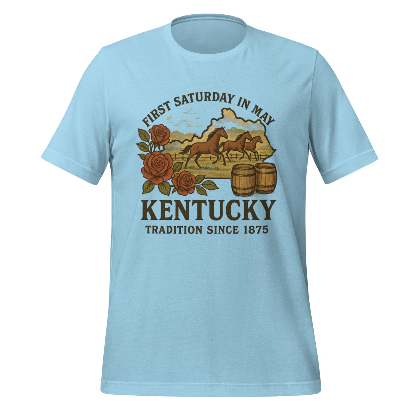 Kentucky Horse Racing T-Shirt | Vintage Thoroughbred Design | Classic Cotton - Bluegrass Elite Apparel LLC