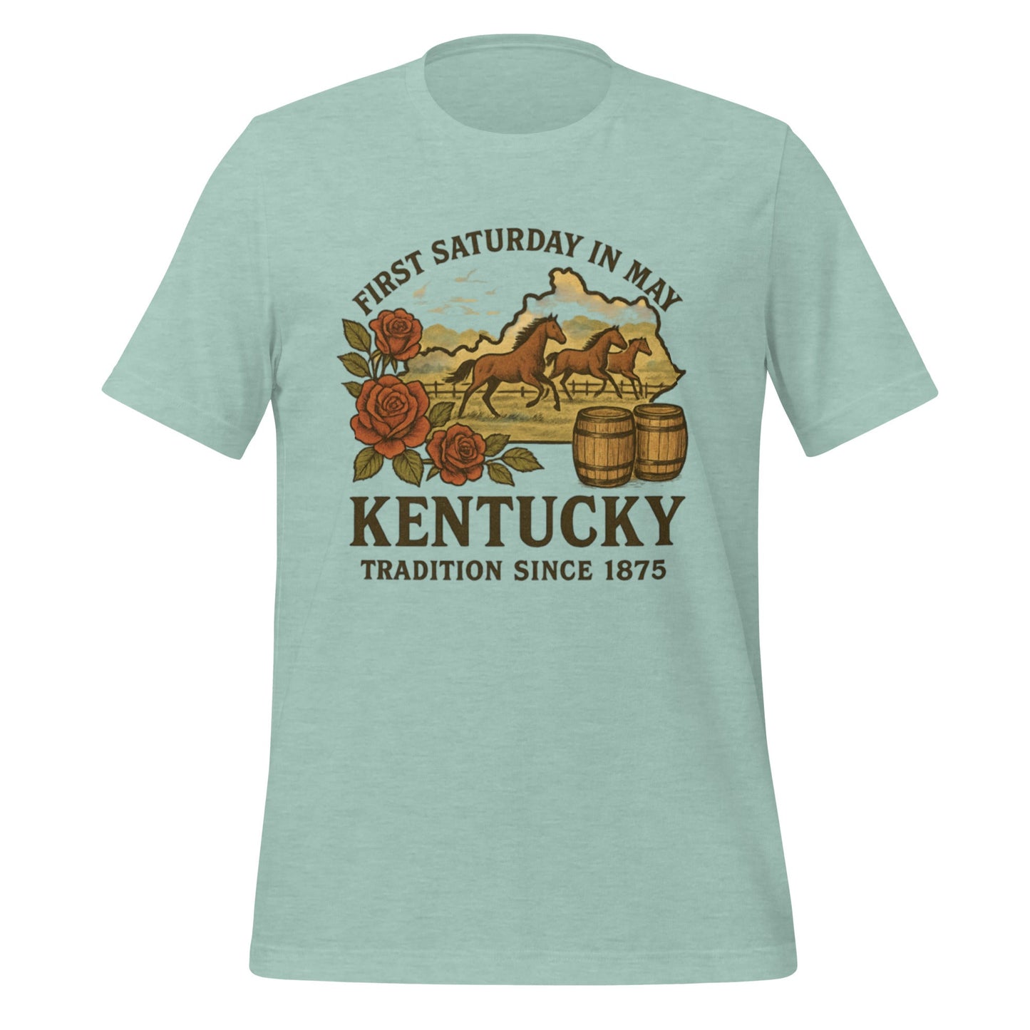 Kentucky Horse Racing T-Shirt | Vintage Thoroughbred Design | Classic Cotton - Bluegrass Elite Apparel LLC