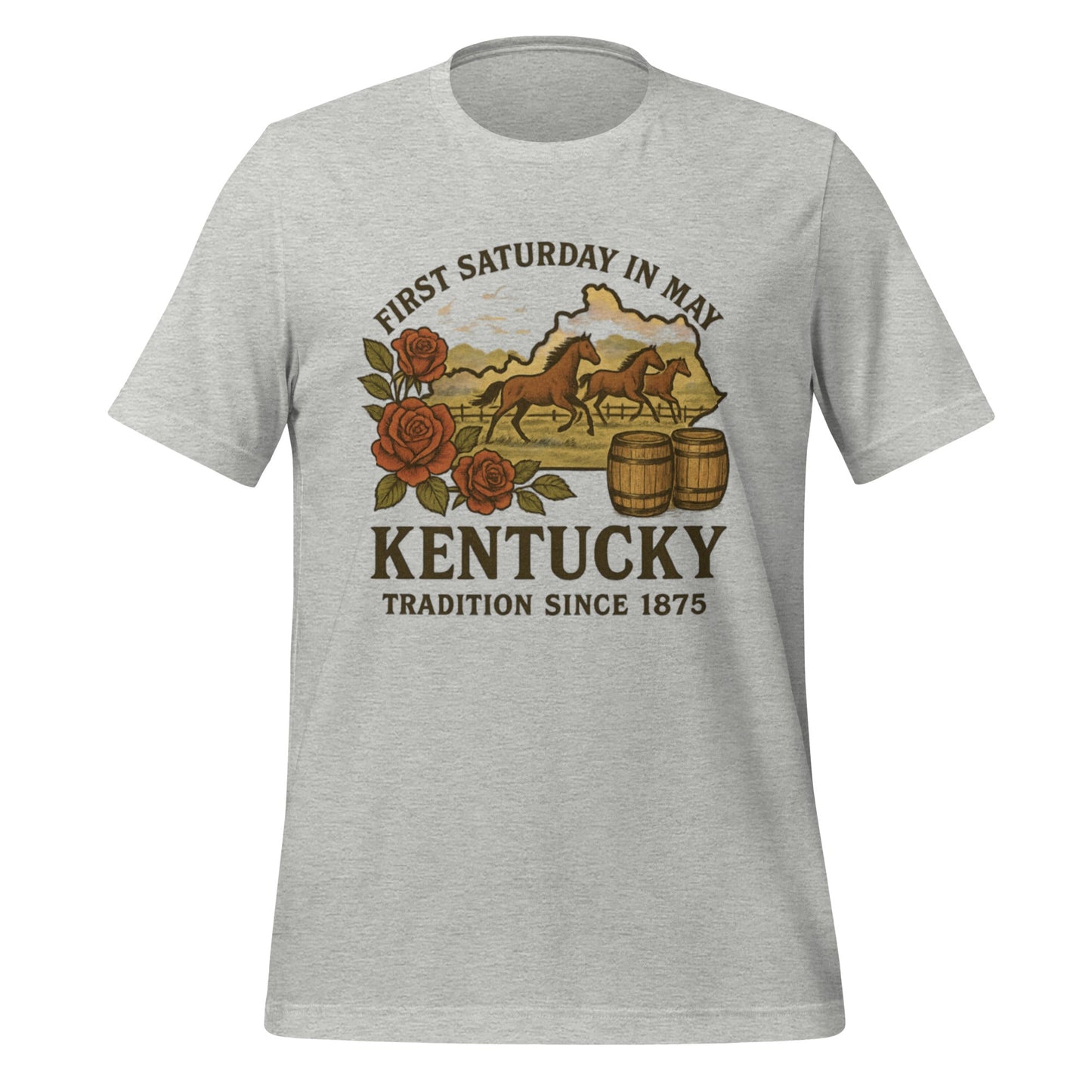 Kentucky Horse Racing T-Shirt | Vintage Thoroughbred Design | Classic Cotton - Bluegrass Elite Apparel LLC
